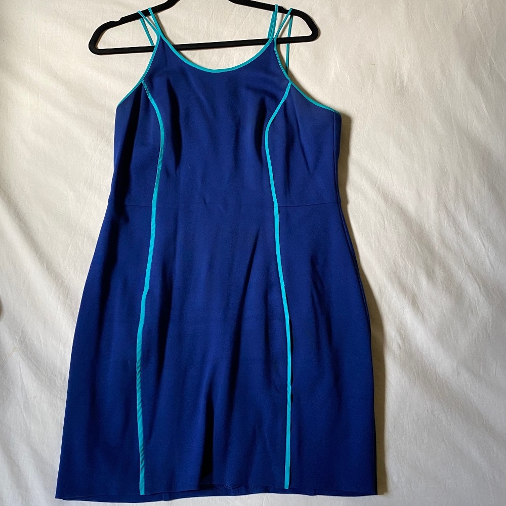 Trina Turk (12) Blue on Blue Dress